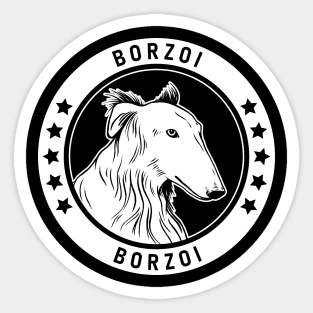 Borzoi Fan Gift Sticker